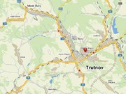 Ubytování v centru Trutnova- mapa